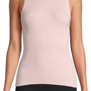 Anne Klein Blush Ribbed Tank Top